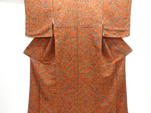 JAPANESE KIMONO / KOMON / CHIRIEN / FLOWER SARASA